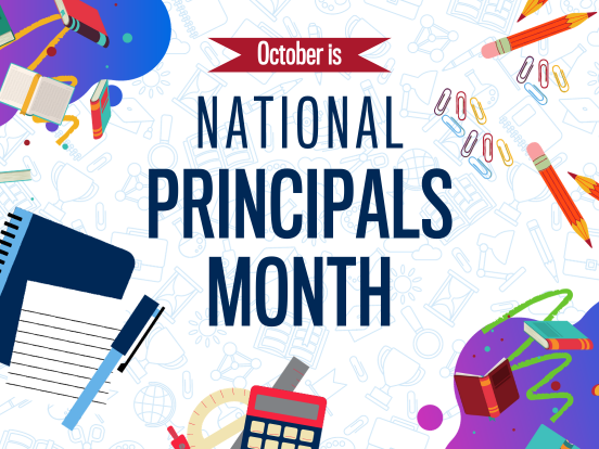This is an illustration for National Principals Month